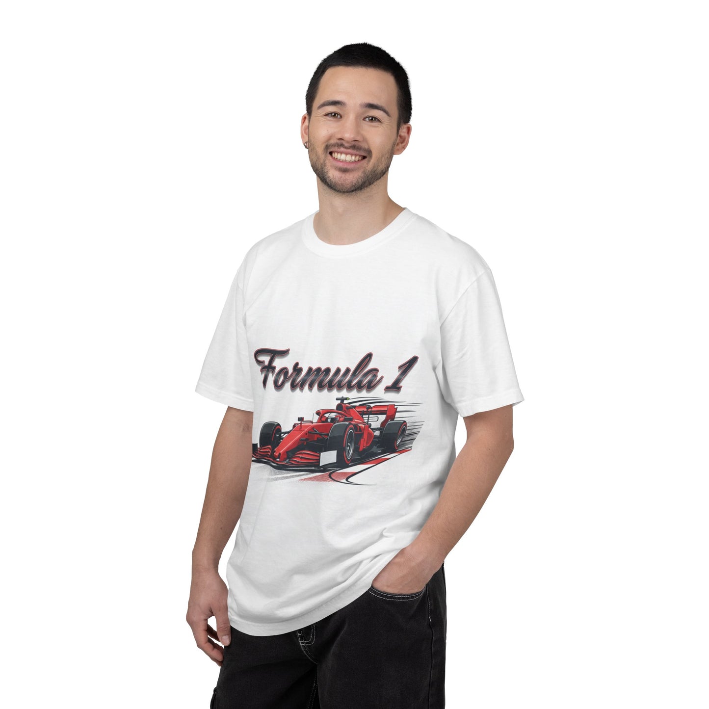 Formula 1 Racing Tee — Red F1 Car Graphic T-Shirt