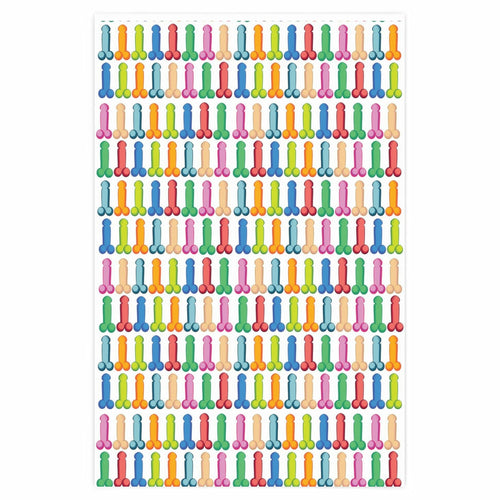 Rainbow Penis Wrapping Paper