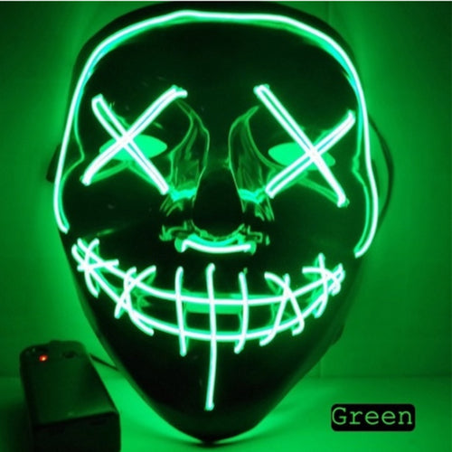 Neon Stitches Mask Halloween Cosplay Mask