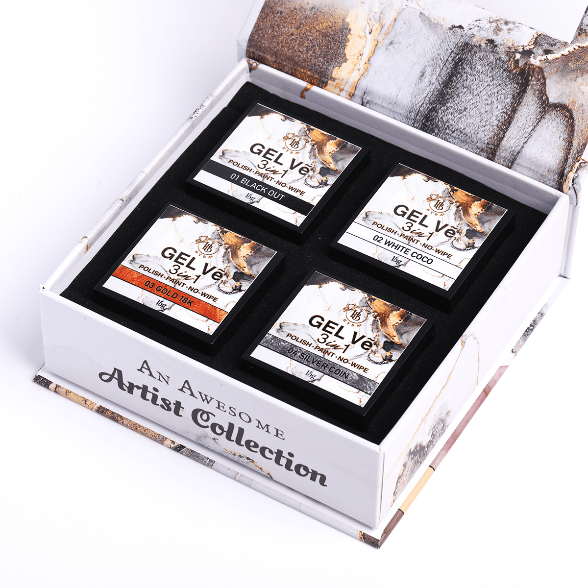 GEL Ve  Classic Collection Artist Gel / 4pcs set (15g Each)
